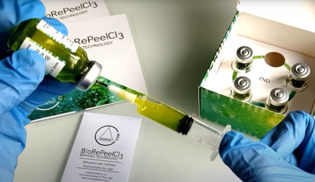 BioRePeel Closeup at LAZ Skincare